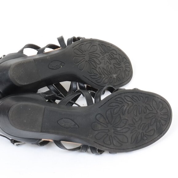 B.O.C. Born Concept Gladiator Wedge Sandals Vegan Leather Women's 11 - Picture 8 of 8